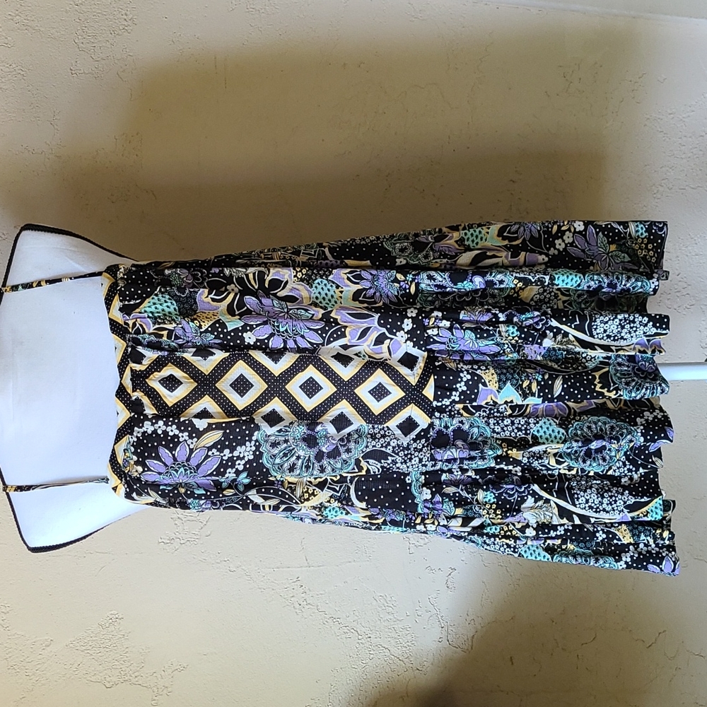 Free people print sun dress.